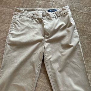 Ralph Lauren Polo Straight Fit Stretch Twill Pants Classic Khaki Size 14